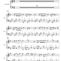 "Hasta Siempre" (accordion EASY) by Accordion Sheet Music