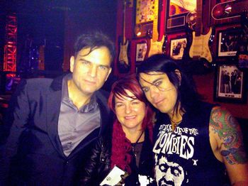 Chris, Donna, Christopher Hall (Stabbing Westward/The Dreaming)
