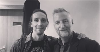 John & Billy Bragg at the WCSA Conference in Canterbury
