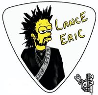 Lance Eric Cartoon Bass Pick