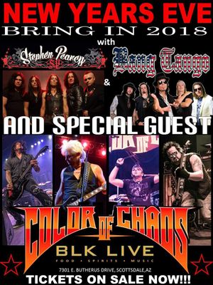Ringing in 2018 with a bang!!!!! Stephen Pearcy of Ratt, Bang Tango and Color of Chaos. It will be a party!!!!! 