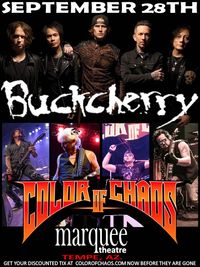 Buckcherry w/ Color of Chaos and local acts