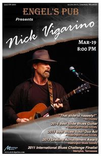 NICK VIGARINO … FINALLY, LIVE & BACK IN A BAR!  