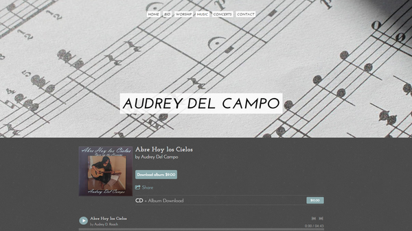 Audrey Del Campo ~ Christian ~ Project: Abre Hoy Los Cielos