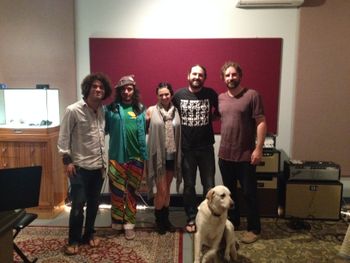 The Gypsy Soul team (from left) Andre Cantave, Rushad Eggleston, Kristen Long, Walt Brewer, David Messier, and Toby Dog
