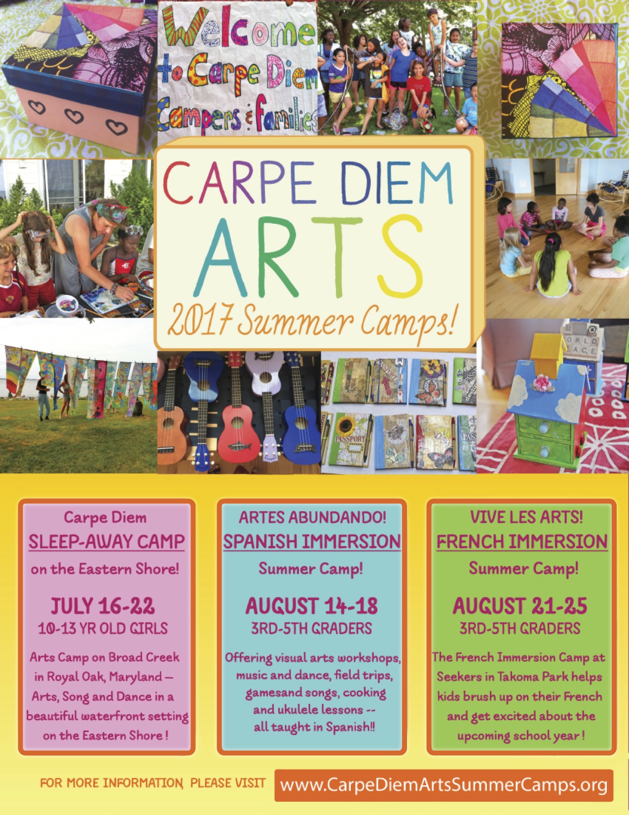 art camp brochures