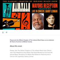 Elkhart Jazz Fest Weekend Mayors Reception