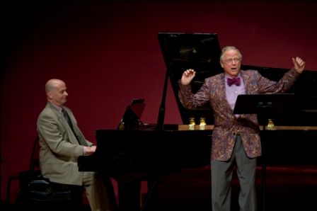 Renowned tenor Paul Sperry and T.C. performing at Songfest in Malibu in 2010.