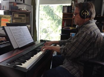 Jeff Daniels recording at Cedar Tree
