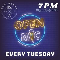 Hosting Open Mic Night @ The Alley