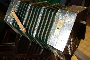Antique concertina used in forthcoming unreleased track
