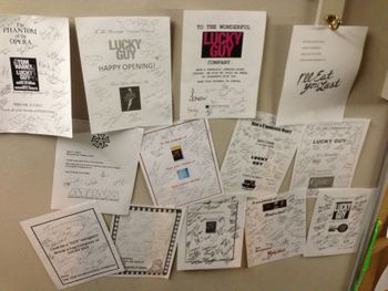 Opening Night wishes from other Broadway company wishes
