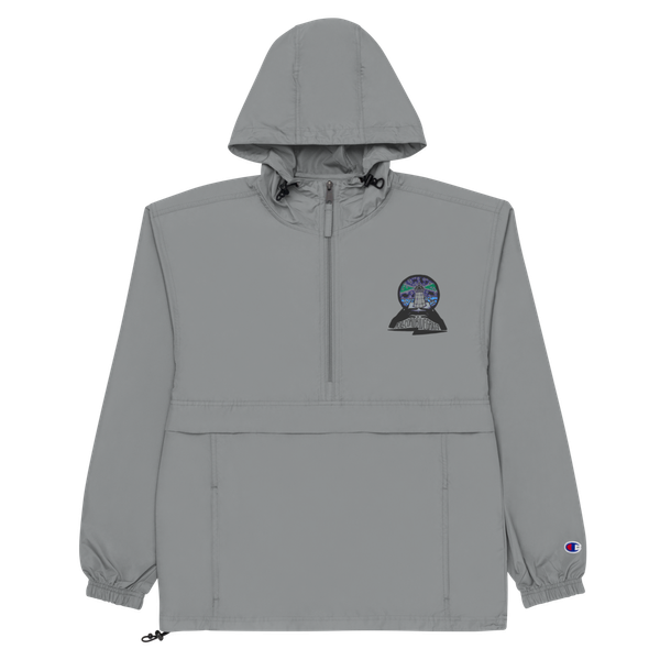 Embroidered Champion Packable Jacket - 4 Colors