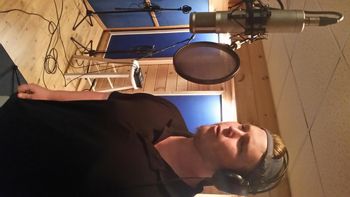 Kyle Forman tracking vocals for his EP release.
