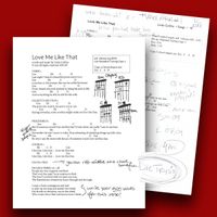 "Love Me Like That" Insider Chord Sheets