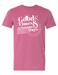 Good Times & Summer Days Tee (Heather Red)