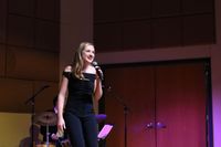 Emma Hedrick at McGowan Hall with Chris Pitts