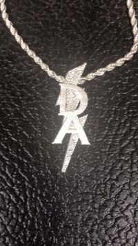 DA Necklace available in gold/silver
