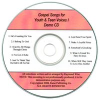 Gospel Songs for Youth and Teens I (Demo CD)