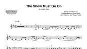 "The Show Must Go On" Sheet Music