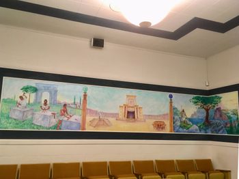 Murals at the Huntington Beach Masonic Lodge 2018
