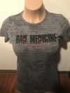 "BAD MEDICINE" Ladies "BURNOUT" T-shirt