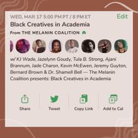 Black Creatives In Academia 