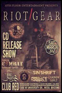 Absolute Threshold: Riot/Gear CD Release at Club Red