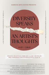 Opening Reception - DIVERSITY SPEAKS – AN ARTIST’S THOUGHTS