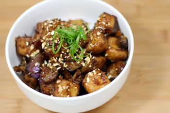 Braised Tofu and Eggplant
