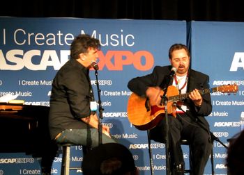 Performing "Whisper In The Night" w/ Darrell Brown at ASCAP Expo
