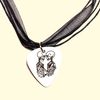 Hearts On Fire Guitar Pick Necklace