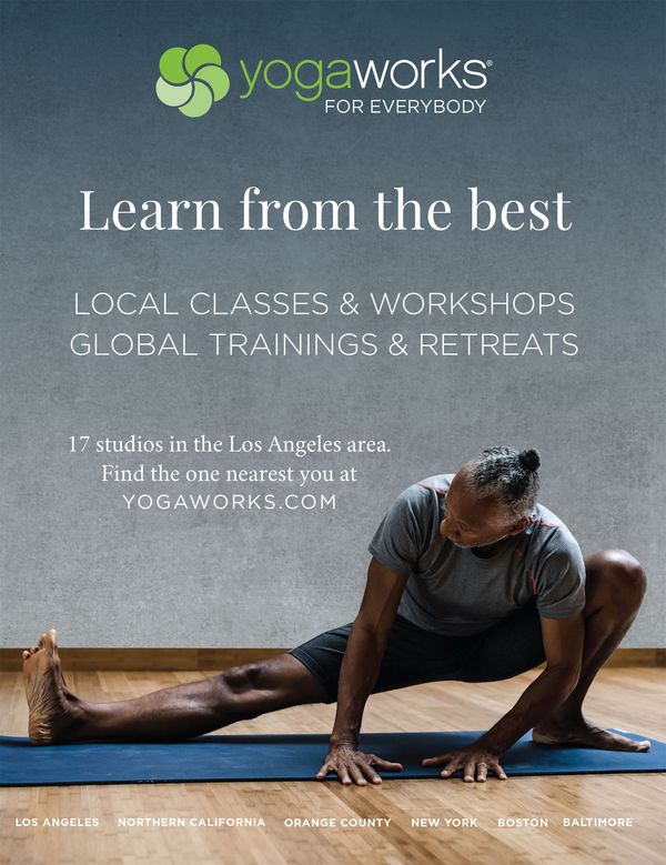 I have been featured in Yogaworks ads in the LA Yoga Magazine.