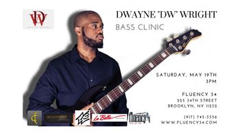 Mike Porter True ToLife bassist truly enjoyed the clinic bassistMike Porter True ToLife bassist truly enjoyed the clinic bassist extraordinaire Dwayne “ Dw Wright put on yesterday afternoon hosted & sponsored by Kristin Bidwell @ Fluency 34, Luthier extraordinaire Dave Segal and Legendary Bass guru David Beasley @New York Bass Works &  Nick Epifani @Epifani. There was barely standing room as Dwayne ‘s trio performed several of his extraordinary originals and shared two amazing soon to be released songs  from his upcoming project featuring world renown long time friends keyboardist Corey Henry and drummer Nat Townsley Jr. The room was packed with music industry giants, music lovers from near and far as well as musicians new and seasoned veterans  as Dwayne took us on a musical journey fielding several  questions from the audience ,humbly sharing helpful tips, including but not limited to single & double hand techniques, theory, practiceregiments,professionalism,touring, equipment,leadership, and was truly our humble music professor for the afternoon.  Legendary Music Industry friend and keyboardist extraordinaire Stanley Brown came out to show his love and support surprising Dwayne. And even more of a surprise Stanley brought his 18 year old Pensa bass made the Legendary Luthier Mas Hino world  renown for his Pensa basses who also took time out from his busy shop to drop by to support. A phenomenal experience was had by all, and the musical fellowship that ensued post Dwayne’s workshop and wrap up was incredible!!! Make sure to  support all of Dwayne “DW” Wright’s projects, tours and endeavors and make sure to stop by Fluency 34 to pick up all your music gear & accessories & apparel.   See Dave Segal & Dave Beasley @ New York Bass Works to get your new custom basses  ,the basses Dwayne plays and see Nick Epifani @ Epifani Custom Systems the amp& speaker enclosures  Dwayne used at this clinic and regularly.    Review by Mike Porter , Published 5/20/18.True To Life  latest performances found @ truetolifejazz.com in the video section  and on YouTube. extraordinaire Dwayne “ Dw Wright put on yesterday afternoon hosted & sponsored by Kristin Bidwell @ Fluency 34, Luthier extraordinaire Dave Segal and Legendary Bass guru David Beasley @New York Bass Works &  Nick Epifani @Epifani. There was barely standing room as Dwayne ‘s trio performed several of his extraordinary originals and shared two amazing soon to be released songs  from his upcoming project featuring world renown long time friends keyboardist Corey Henry and drummer Nat Townsley Jr. The room was packed with music industry giants, music lovers from near and far as well as musicians new and seasoned veterans  as Dwayne took us on a musical journey fielding several  questions from the audience ,humbly sharing helpful tips, including but not limited to single & double hand techniques, theory, practiceregiments,professionalism,touring, equipment,leadership, and was truly our humble music professor for the afternoon.  Legendary Music Industry friend and keyboardist extraordinaire Stanley Brown came out to show his love and support surprising Dwayne. And even more of a surprise Stanley brought his 18 year old Pensa bass made the Legendary Luthier Mas Hino world  renown for his Pensa basses who also took time out from his busy shop to drop by to support. A phenomenal experience was had by all, and the musical fellowship that ensued post Dwayne’s workshop and wrap up was incredible!!! Make sure to  support all of Dwayne “DW” Wright’s projects, tours and endeavors and make sure to stop by Fluency 34 to pick up all your music gear & accessories & apparel.   See Dave Segal & Dave Beasley @ New York Bass Works to get your new custom basses  ,the basses Dwayne plays and see Nick Epifani @ Epifani Custom Systems the amp& speaker enclosures  Dwayne used at this clinic and regularly.    Review by Mike Porter , Published 5/20/18.True To Life  latest performances found @ truetolifejazz.com in the video section  and on YouTube.
