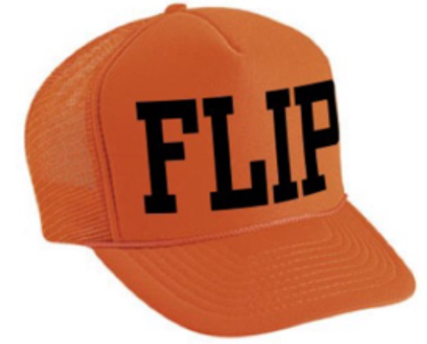 Orange/Black Flip Hat