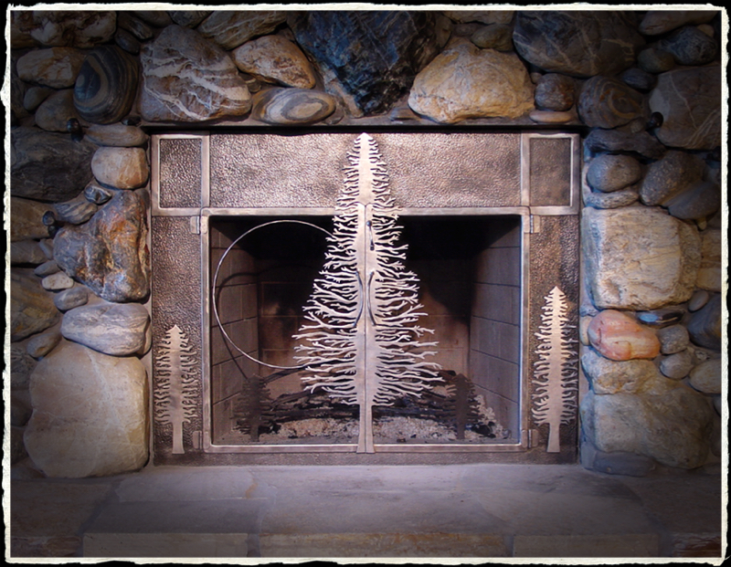 Fireplace. Detail. Click photo to zoom.
