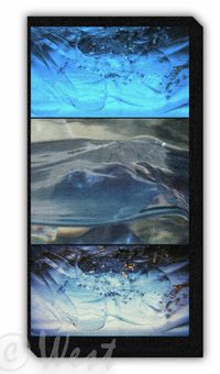 "Over Under Water" ~ Photos on canvas. Triptych 