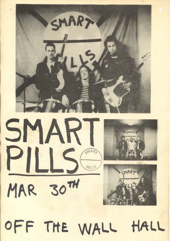 Smart Pills gig poster 1979.  Photos taken in SP loft, Topeka, KS

