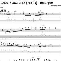 Smooth Jazz Licks (Part 3) - Full Transcription