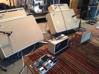 The guitar amps and effects to record The Surfaris Hurley Sessions album
