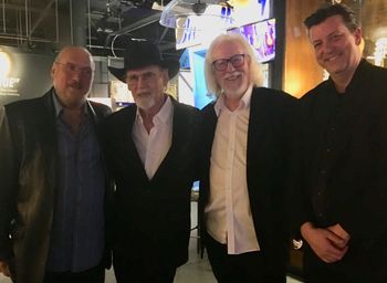 Bob Berryhill with Steve Cropper & Duane Eddy and at the Musicians Hall of Fame, Nashville TN
