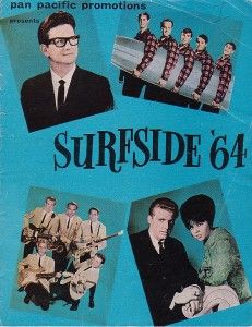 Surfside '64 Tour poster with Roy Orbison, The Beach Boys, The Surfaris, Paul & Paula, and Australian opening act The Joy Boys
