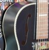 Recording King RPH-R2-E Dirty 30's Minnie Bucker  Single O Resonator Acoustic Electric Guitar - Black