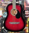 Rogue Acoustic Student Guitar - Red Burst