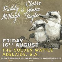 Claire Anne Taylor & Paddy McHugh at The Golden Wattle ADELAIDE