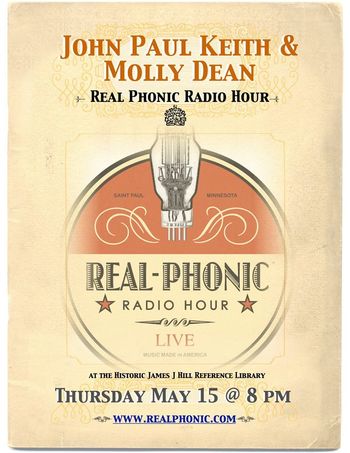 Real Phonic Radio Hour poster by Thom Middlebrook
