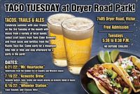 Acoustic Brew @ Town of Victor Tuesday Taco's, Trails & Ales at Dryer Road Park