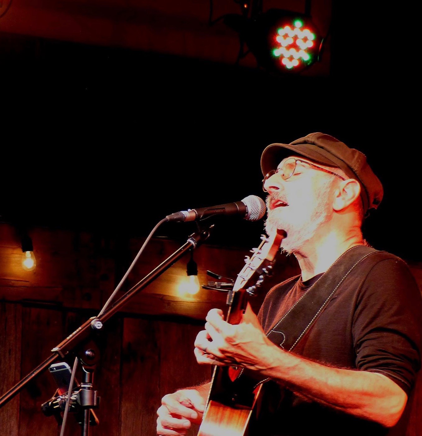 Ken performing at Heartwood Concert Hall, Owen Sound, Ontario, 2017