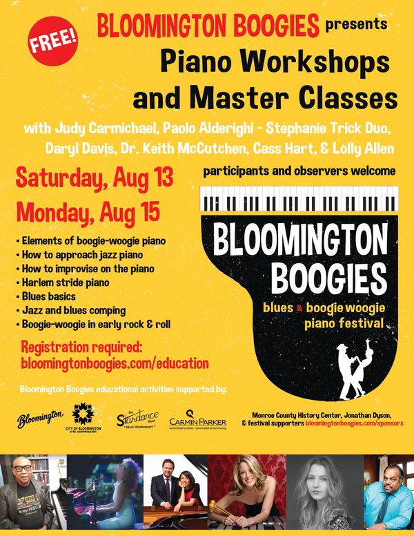 2022 Music Workshops and Master Classes