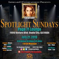 Spotlight Sunday's presents FARAH live